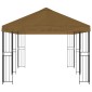 vidaXL Κήπος Γκαζebo 6 x 3 m Taupe Πολυεστέρας και Χάλυβας 190 gsm