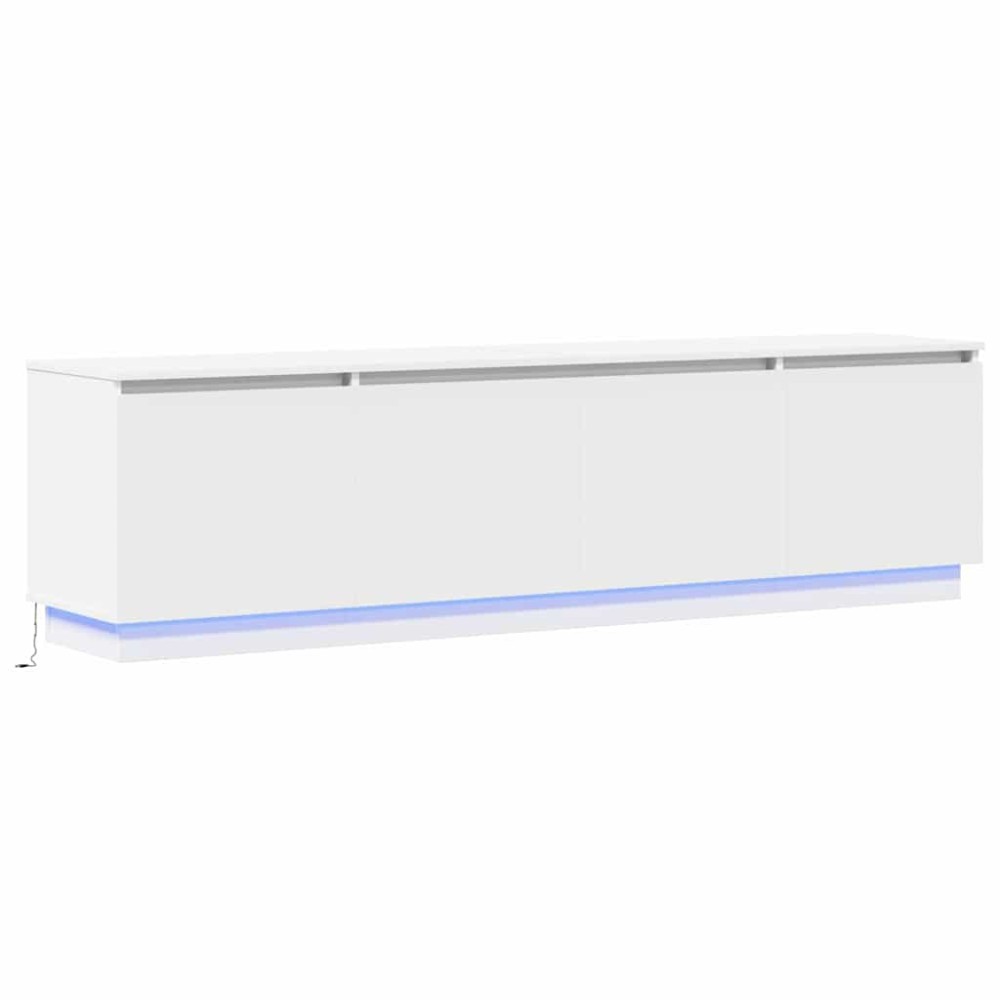 vidaXL Ντουλάπι TV 180 x 38 x 49 εκ Λευκό Επεξεργασμένο Ξύλο