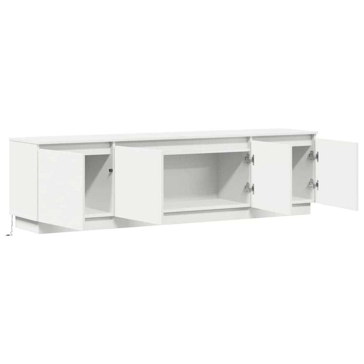 vidaXL Ντουλάπι TV 180 x 38 x 49 εκ Λευκό Επεξεργασμένο Ξύλο