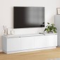 vidaXL Ντουλάπι TV 180 x 38 x 49 εκ Λευκό Επεξεργασμένο Ξύλο