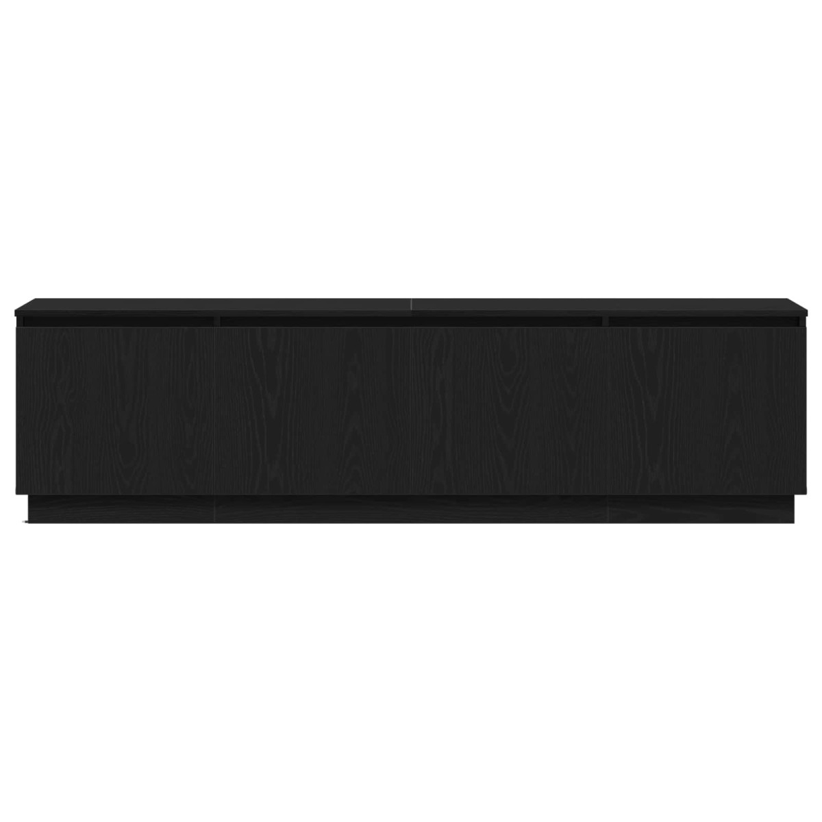 vidaXL Ντουλάπι TV 180 x 38 x 49 εκ Μαύρη Οξυά Επεξεργασμένο Ξύλο