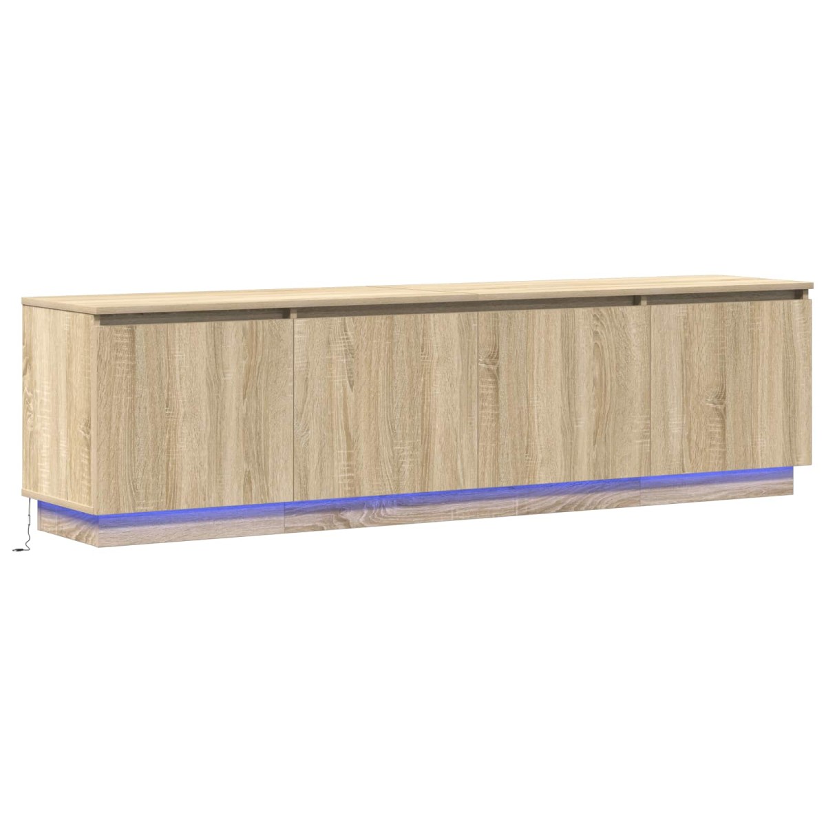vidaXL Ντουλάπι TV 180 x 38 x 49 εκ Δρύς Sonoma Επεξεργασμένο Ξύλο