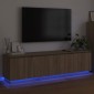 vidaXL Ντουλάπι TV 180 x 38 x 49 εκ Δρύς Sonoma Επεξεργασμένο Ξύλο