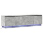 vidaXL Ντουλάπι TV 180 x 38 x 49 εκ Σκυρόδεμα Γκρι Επεξεργασμένο Ξύλο