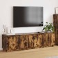 vidaXL Ντουλάπι TV 180 x 38 x 49 εκ Καπνιστό Δρύς Επεξεργασμένο Ξύλο
