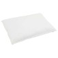 vidaXL Σετ Παπλωμάτων με μαξιλάρι 3 τμχ. Λευκό Φτέρος