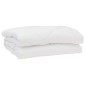 vidaXL Πάπλωμα με μαξιλάρι 3 τμχ. Λευκό Μικροΐνες