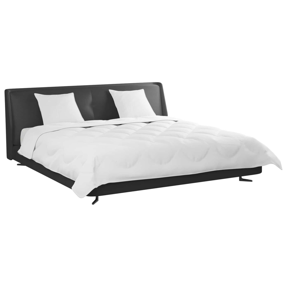 vidaXL Παπλωματοθήκη με Μαξιλάρια με μαξιλάρι 3 τμχ. Λευκό Μικροΐνες