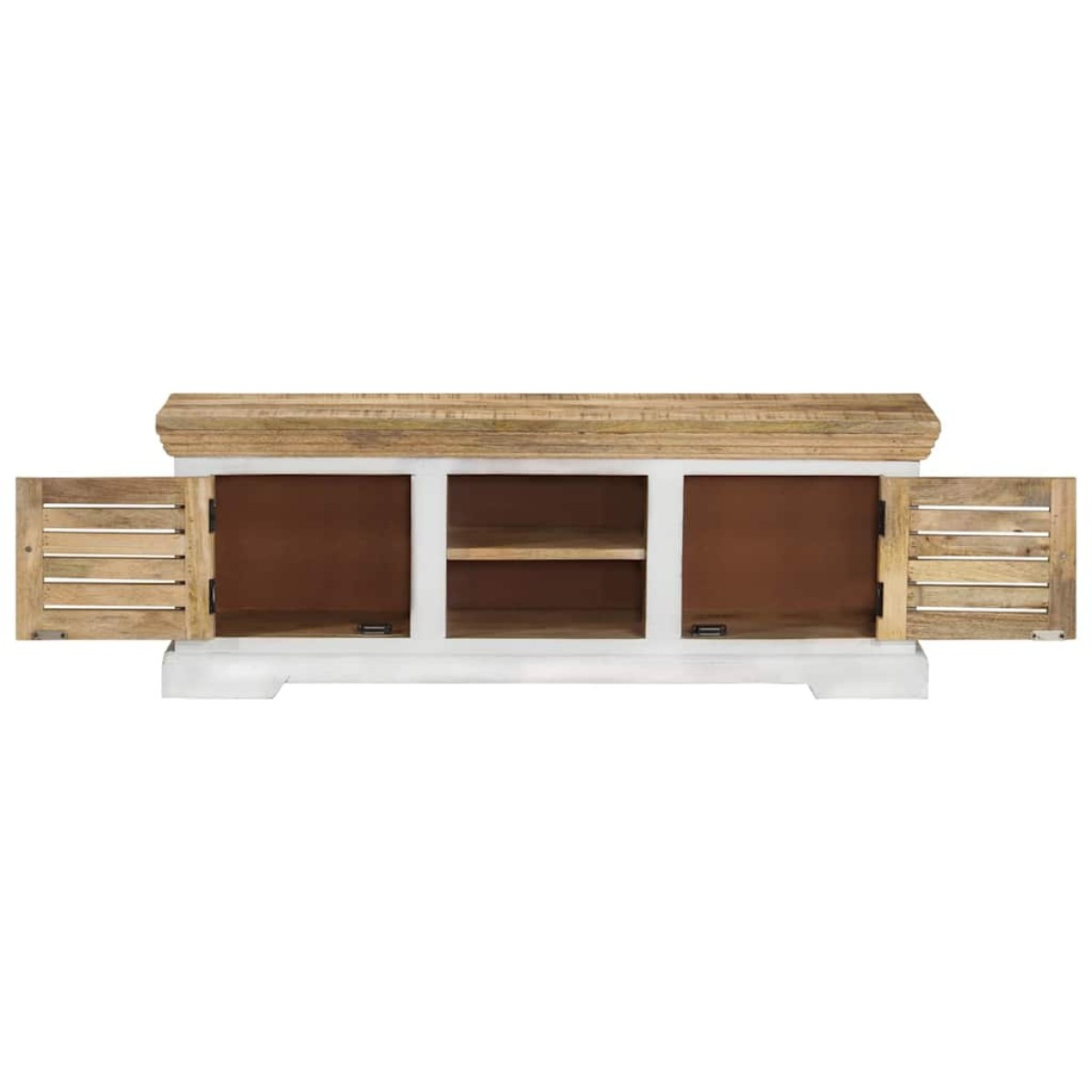 vidaXL Έπιπλο Τηλεόρασης 110 x 30 x 40 εκ. από Μασίφ Ξύλο Μάνγκο