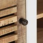 vidaXL Έπιπλο Τηλεόρασης 110 x 30 x 40 εκ. από Μασίφ Ξύλο Μάνγκο