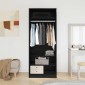 vidaXL Ντουλάπι Artisan Oak 80 x 50 x 200 εκ. Επεξεργασμένο Ξύλο