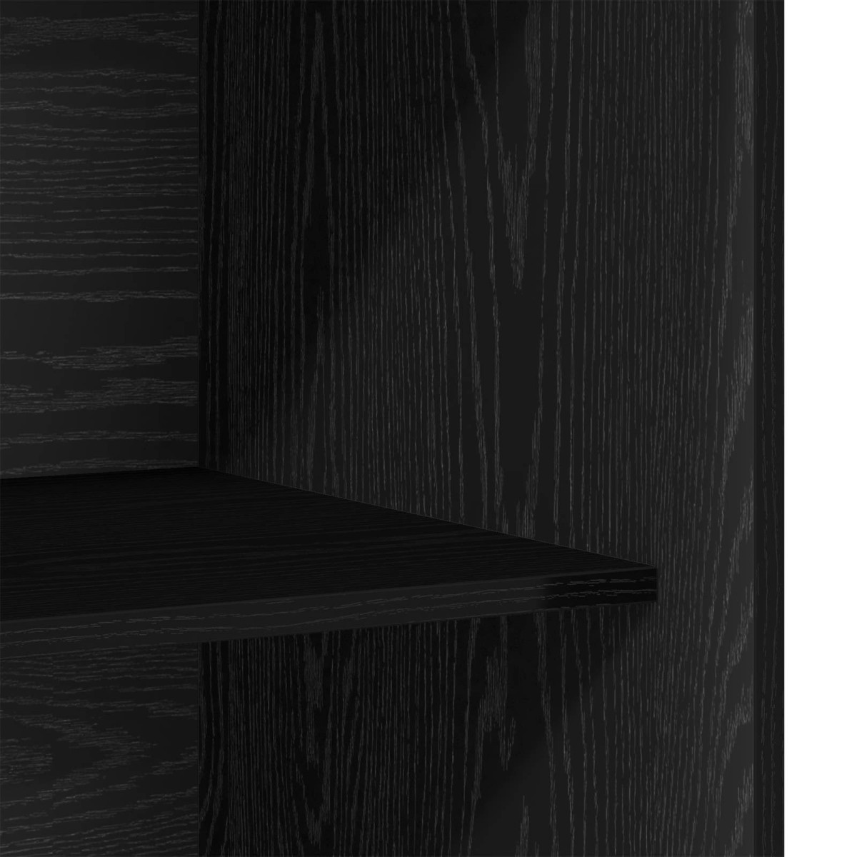 vidaXL Ντουλάπι Μαύρη Οξυά 80 x 50 x 200 εκ. Επεξεργασμένο Ξύλο