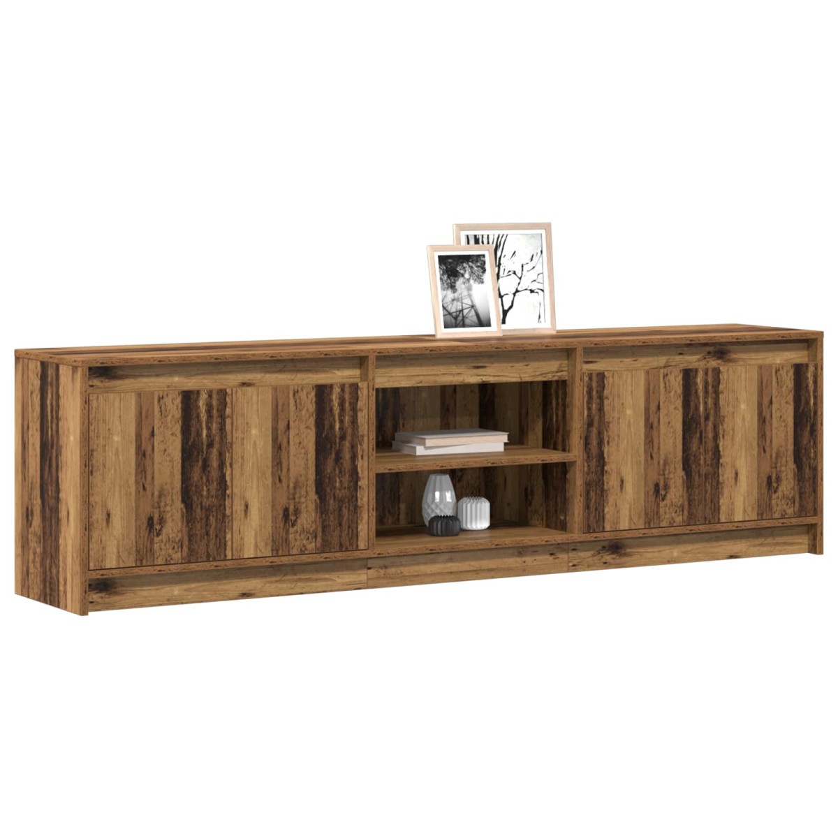 vidaXL Μονάδες TV 180 x 34 x 50 εκ Καφέ Επεξεργασμένο ξύλο