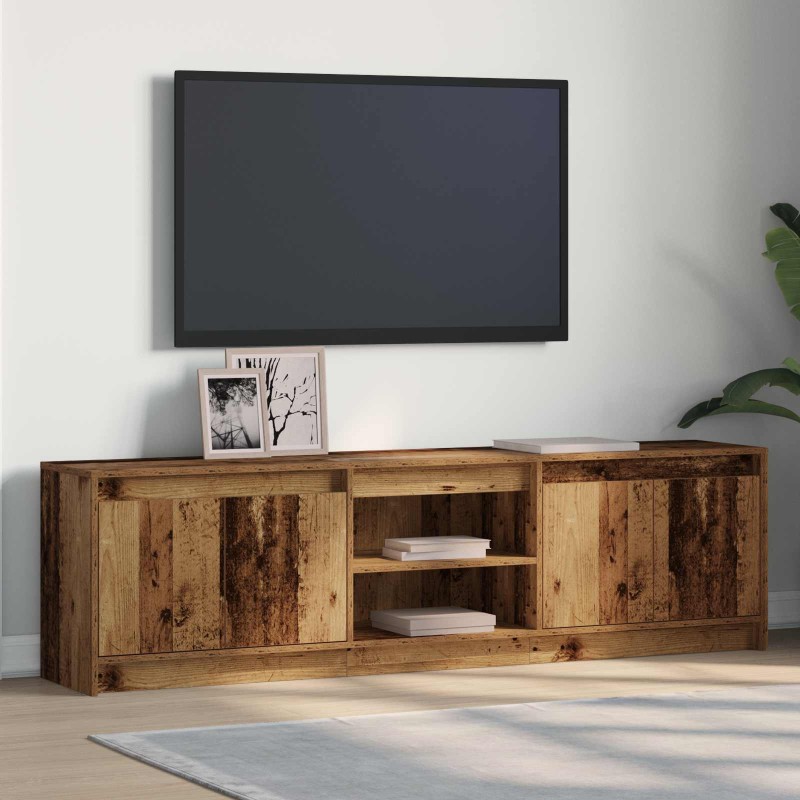 vidaXL Μονάδες TV 180 x 34 x 50 εκ Καφέ Επεξεργασμένο ξύλο