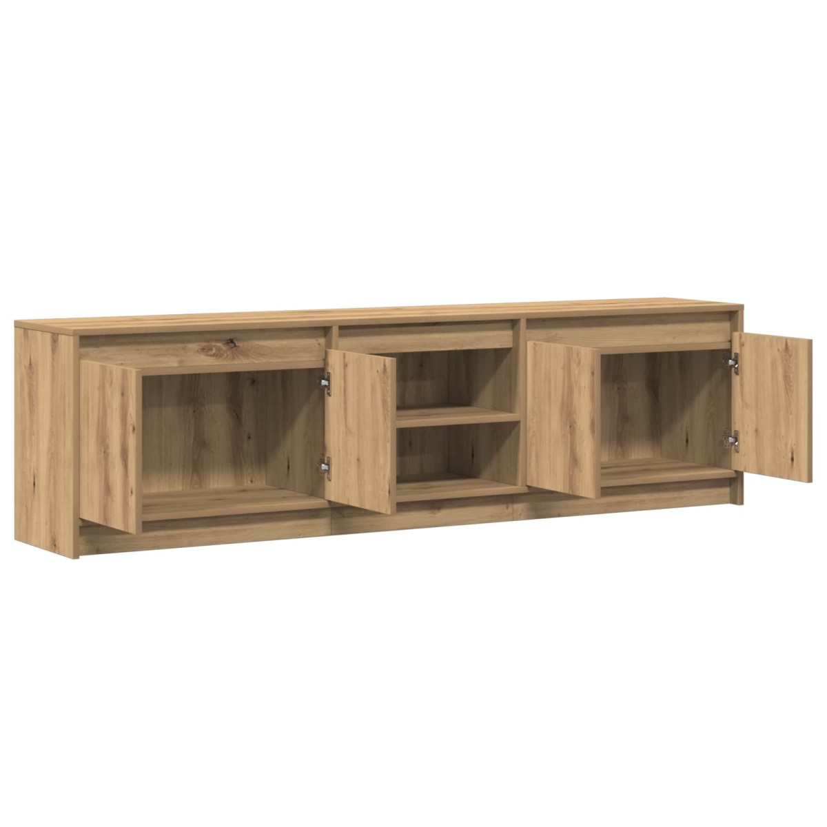 vidaXL Μονάδες TV 180 x 34 x 50 εκ Καφέ Επεξεργασμένο ξύλο