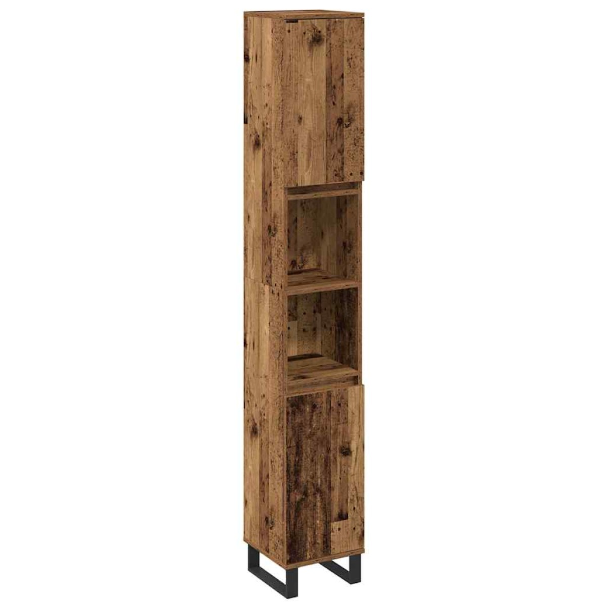 vidaXL Σετ Επίπλων Μπάνιου 3 τμχ. Καφέ 30 x 30 x 180 cm