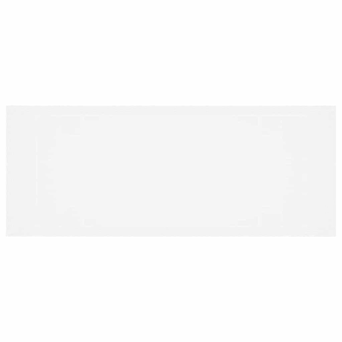 vidaXL Τραπέζι Κήπου Λευκό 250 x 100 x 73 εκ συνθετικό ρατάν