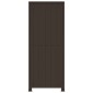 vidaXL Πλαστικό Ντουλάπι 68 x 39 x 171,5 εκ.