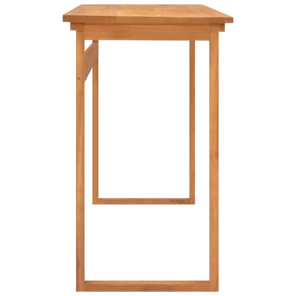 vidaXL Γραφείο 120 x 45 x 75 εκ. από Μασίφ Ξύλο Teak