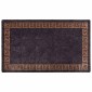 vidaXL Χαλί Πλενόμενο Αντιολισθητικό Μαύρο / Χρυσό 190 x 300 εκ.