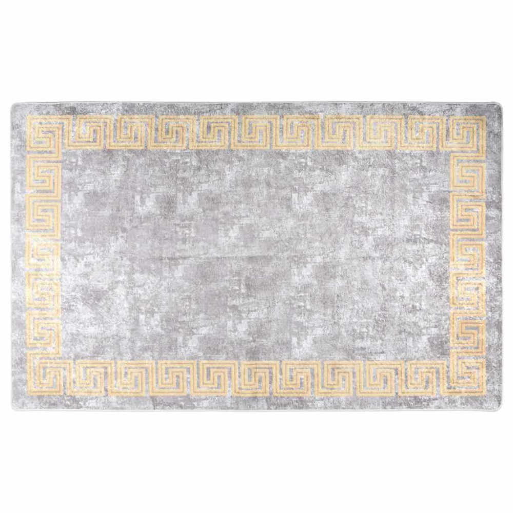vidaXL Χαλί Πλενόμενο Γκρι 160 x 230 εκ.