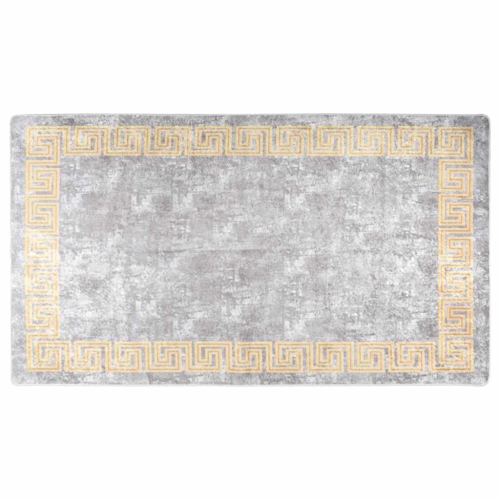 vidaXL Χαλί Πλενόμενο Γκρι 190 x 300 εκ.