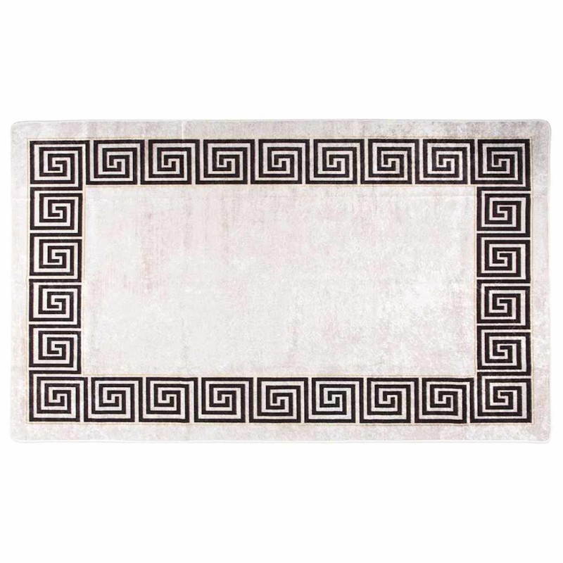 vidaXL Χαλί Πλενόμενο Ανοιχτό Μπεζ 120 x 180 εκ.
