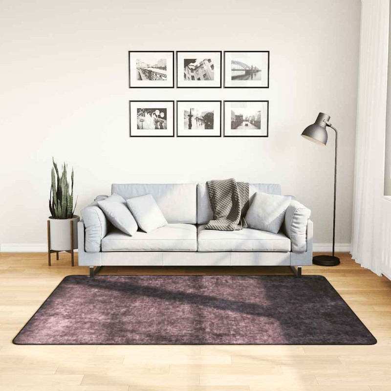 vidaXL Χαλί Πλενόμενο Ανθρακί 120 x 180 εκ.