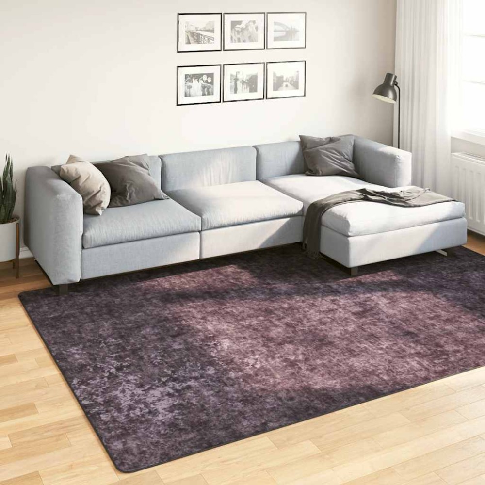 vidaXL Χαλί Πλενόμενο Ανθρακί 190 x 300 εκ.