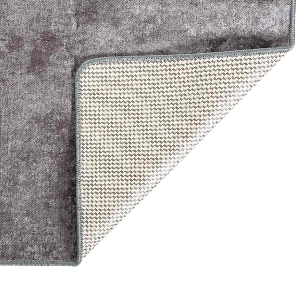 vidaXL Χαλί Πλενόμενο Γκρι 160 x 230 εκ.