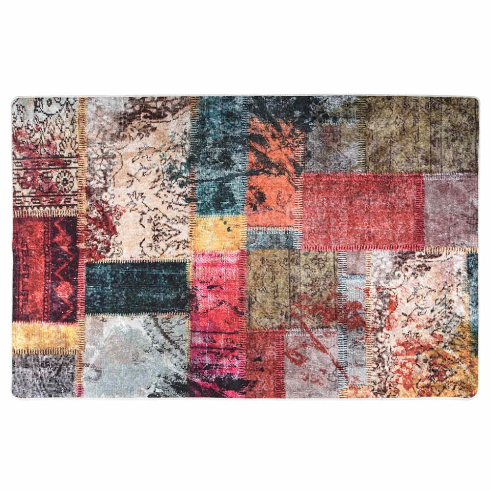 vidaXL Χαλί Πλενόμενο Πολύχρωμο 80 x 150 εκ. Patchwork