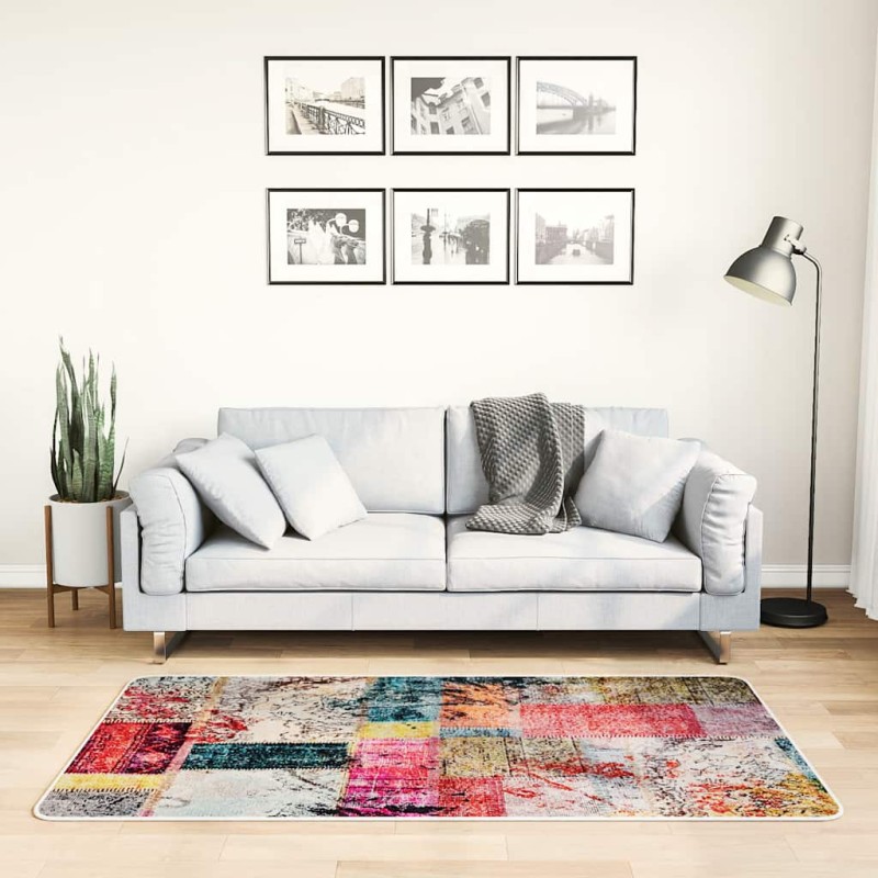 vidaXL Χαλί Πλενόμενο Πολύχρωμο 80 x 150 εκ. Patchwork