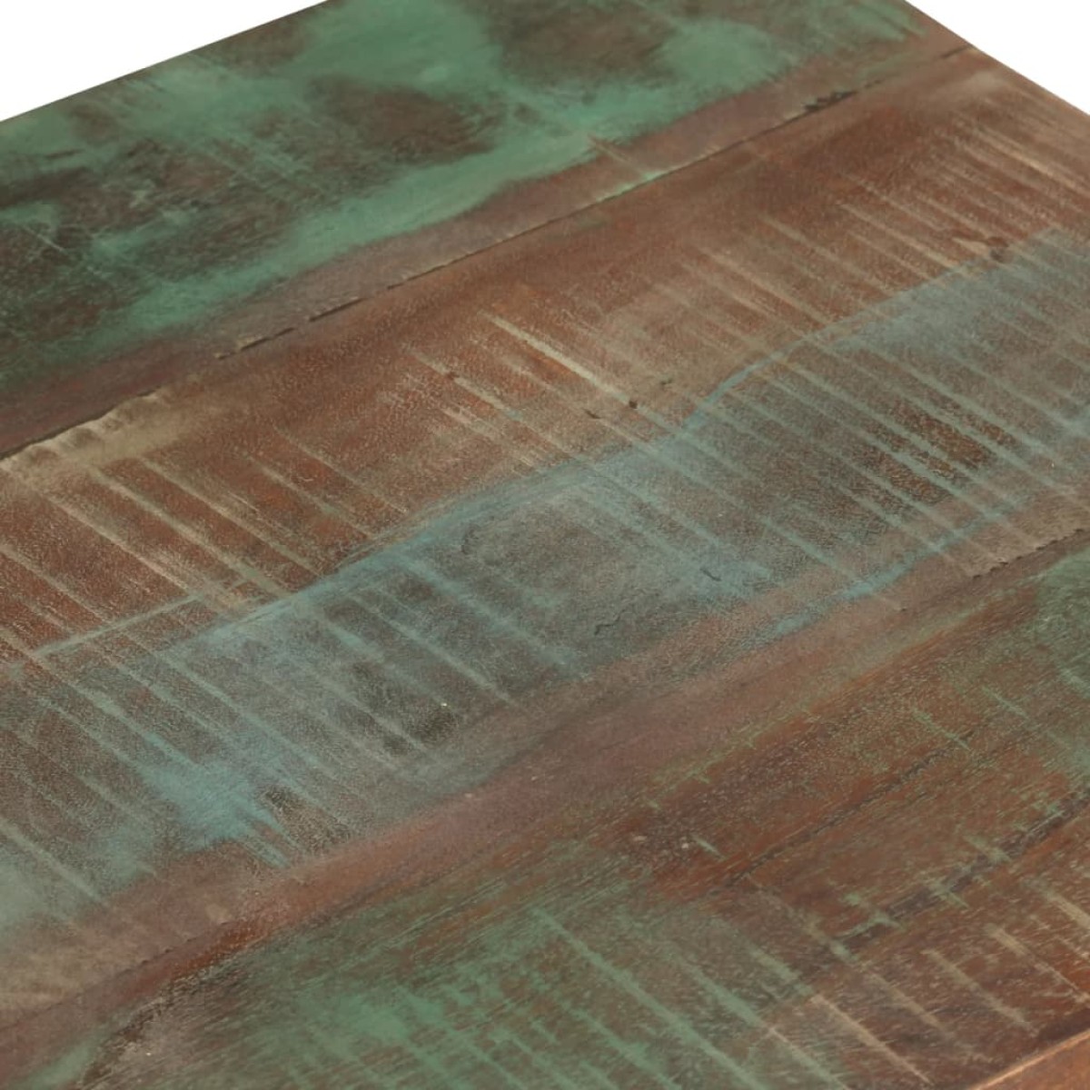 vidaXL Τραπεζάκι με Τροχούς 40x40x42 εκ. από Μασίφ Ανακυκλωμένο Ξύλο