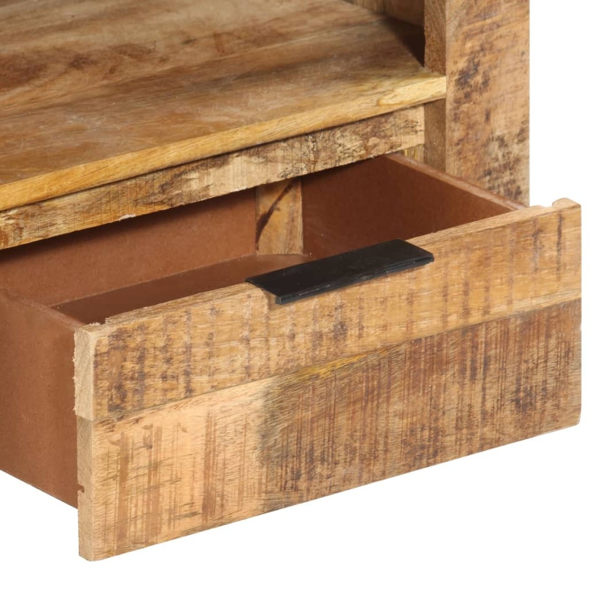 vidaXL Έπιπλο Τηλεόρασης 110 x 30 x 40 εκ. από Ακατέργαστο Ξύλο Μάνγκο