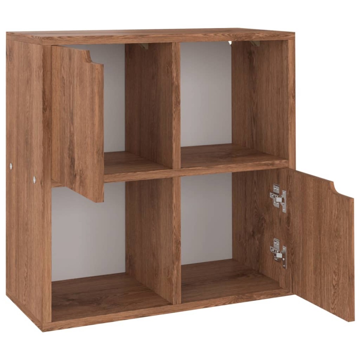 vidaXL Βιβλιοθήκη Χρώμα Καφέ Δρυς 60 x 27,5 x 59,5 εκ. από Μοριοσανίδα