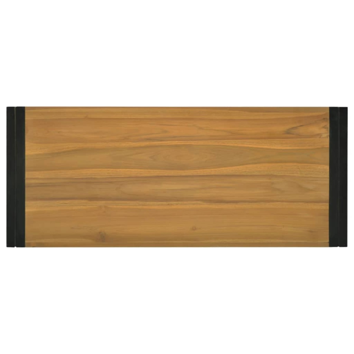 vidaXL Έπιπλο Μπάνιου Επιτοίχιο 110x45x35 εκ. από Μασίφ Ξύλο Teak