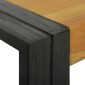 vidaXL Έπιπλο Μπάνιου Επιτοίχιο 110x45x35 εκ. από Μασίφ Ξύλο Teak