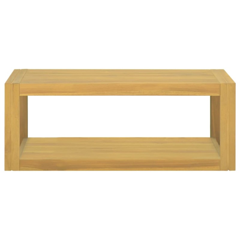 vidaXL Έπιπλο Μπάνιου Επιτοίχιο 90x45x35 εκ. από Μασίφ Ξύλο Teak