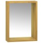 vidaXL Ντουλάπι Καθρέφτη 30 x 10 x 40 εκ. από Μασίφ Ξύλο Teak