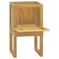 vidaXL Έπιπλο Μπάνιου 45x45x75 εκ. από Μασίφ Ξύλο Teak