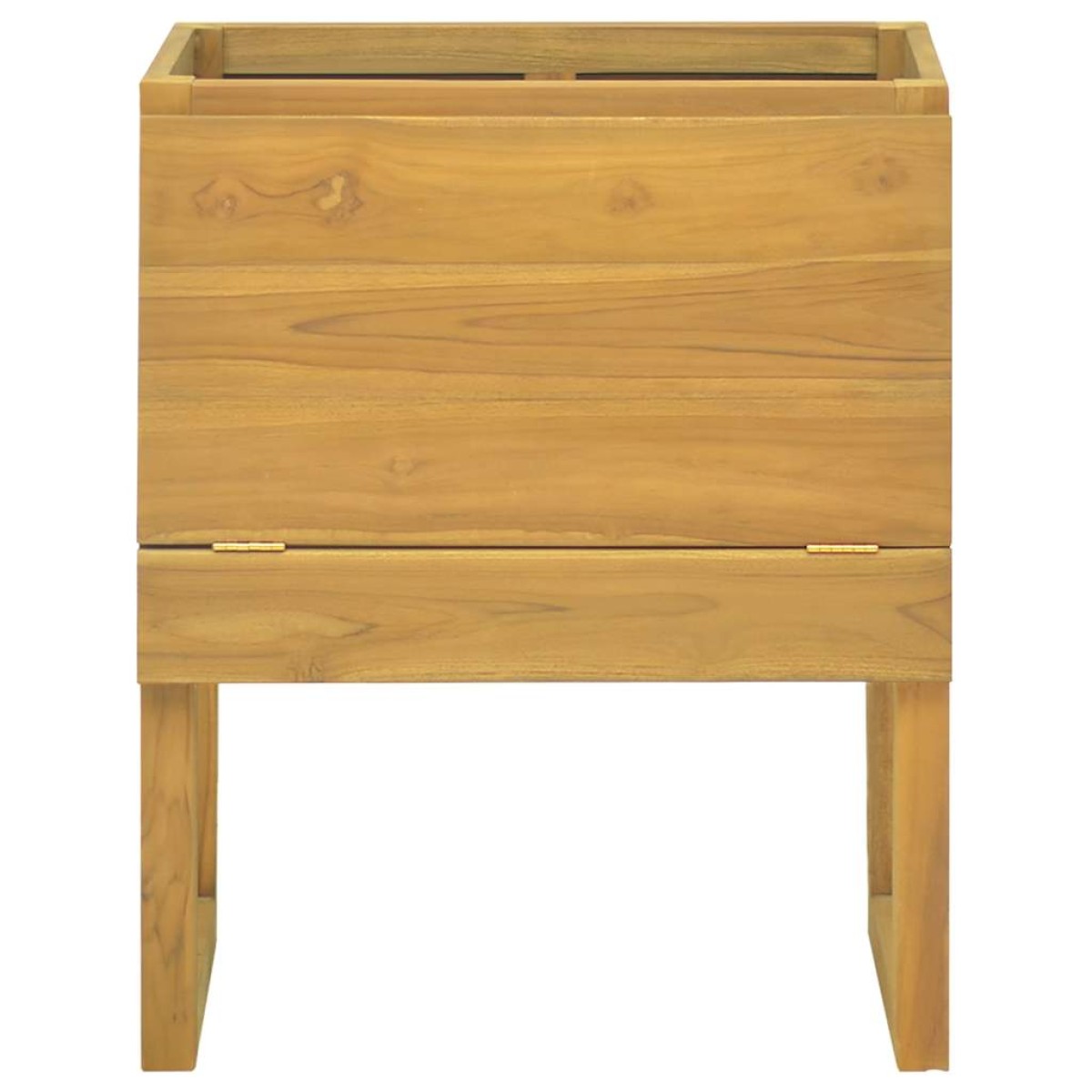 vidaXL Έπιπλο Μπάνιου 60 x 45 x 75 εκ. από Μασίφ Ξύλο Teak
