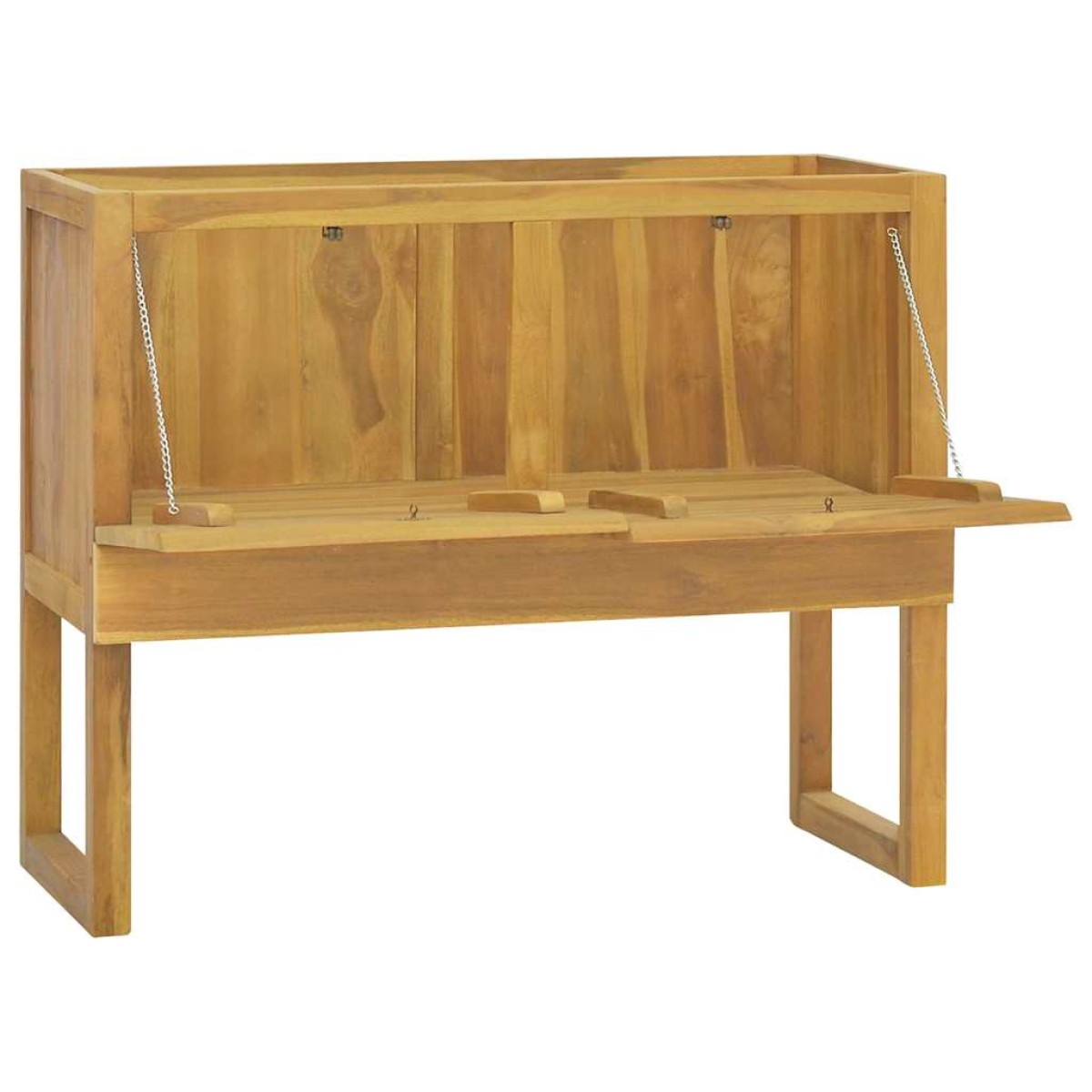 vidaXL Έπιπλο Μπάνιου 90 x 45 x 75 εκ. από Μασίφ Ξύλο Teak