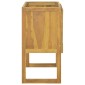 vidaXL Έπιπλο Μπάνιου 90 x 45 x 75 εκ. από Μασίφ Ξύλο Teak
