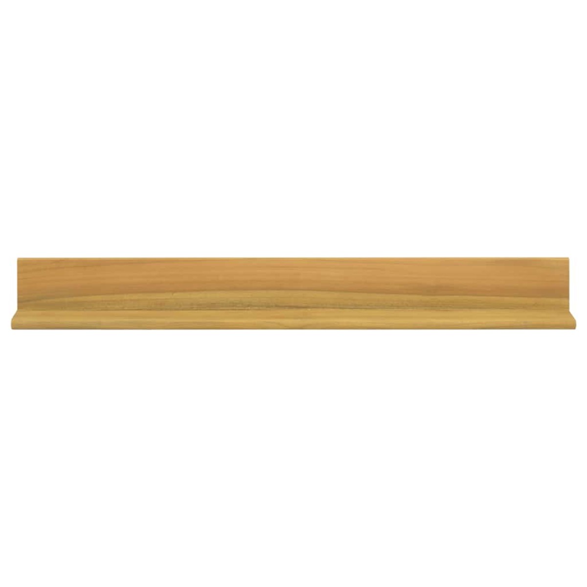 vidaXL Ράφια Τοίχου 2 τεμ. 90 x 10 x 10 εκ. από Μασίφ Ξύλο Teak