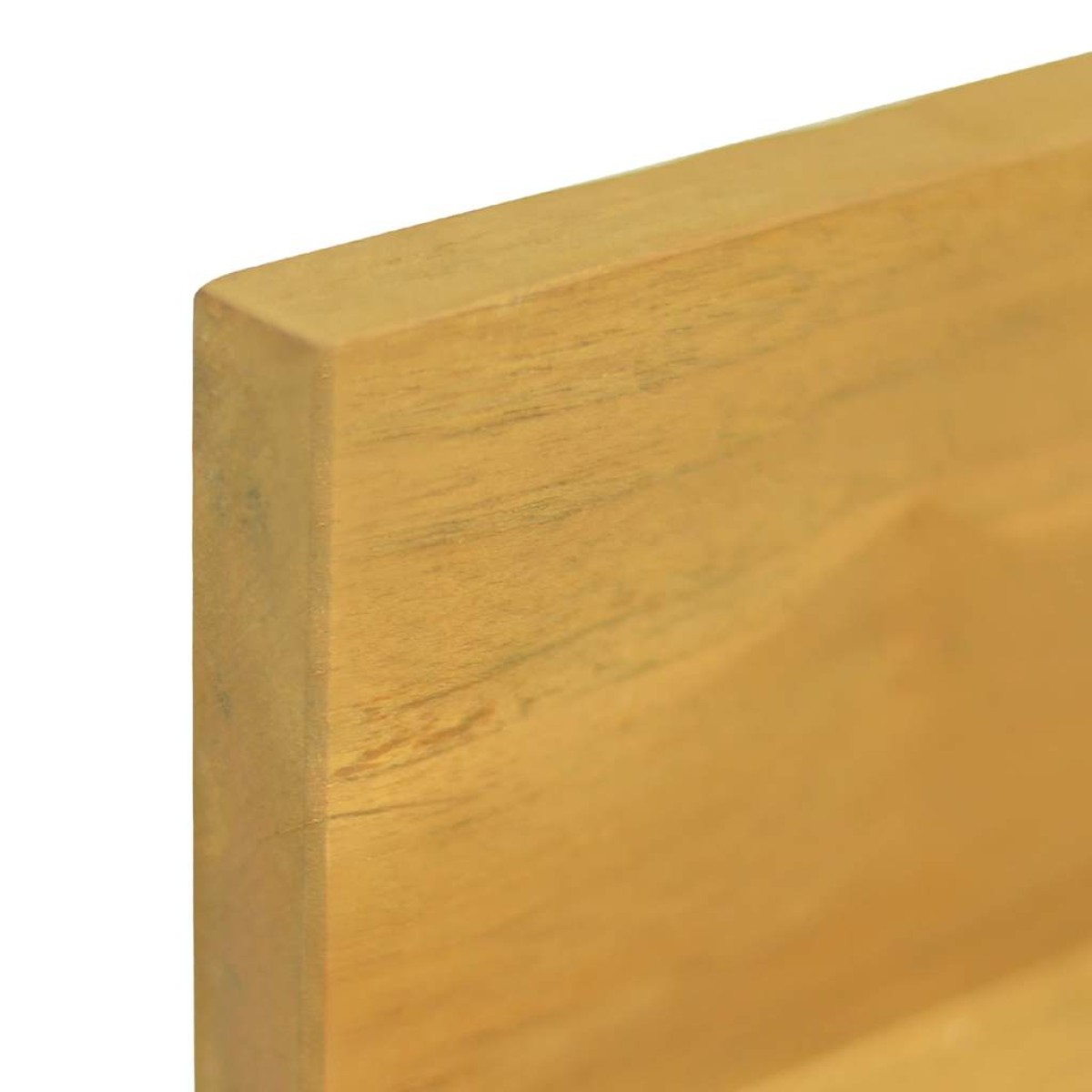 vidaXL Ράφια Τοίχου 2 τεμ. 90 x 10 x 10 εκ. από Μασίφ Ξύλο Teak