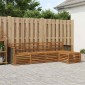 vidaXL Σειρά Καναπέ Εξωτερικού 5 τμχ. Φυσικό