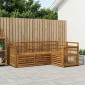 vidaXL Σειρά Καναπέ Εξωτερικού 4 τμχ. Πολυεστέρας