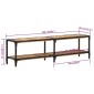 vidaXL Έπιπλο Τηλεόρασης 150 x 30 x 41 εκ. από Μασίφ Ξύλο Μάνγκο