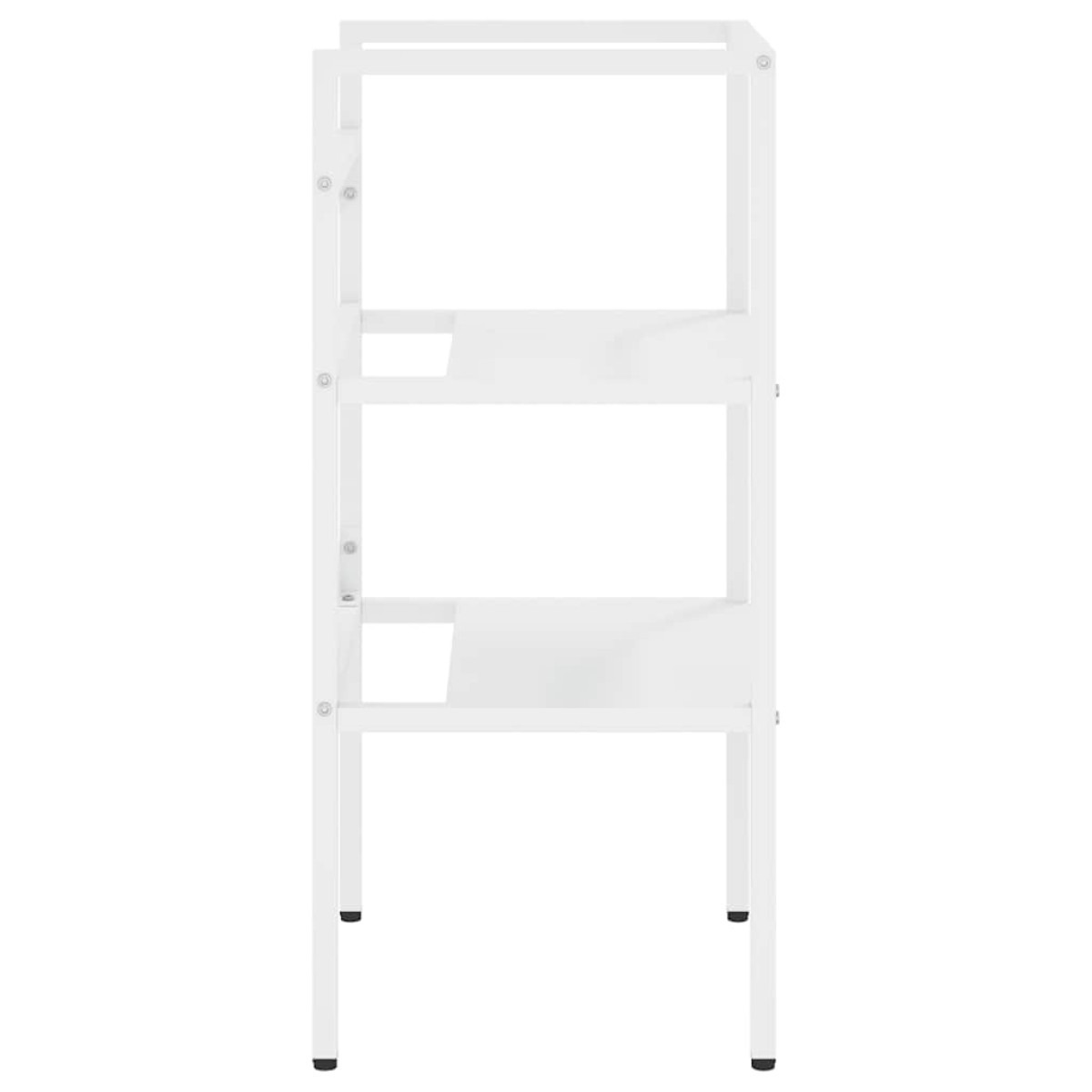 vidaXL Έπιπλο Μπάνιου Λευκό 40 x 38 x 83 εκ. Σιδερένιο