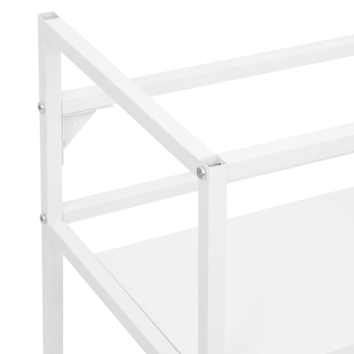vidaXL Έπιπλο Μπάνιου Λευκό 40 x 38 x 83 εκ. Σιδερένιο